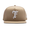 FEATURE x New Era 9Fifty A-Frame Old English F Snapback - Camel