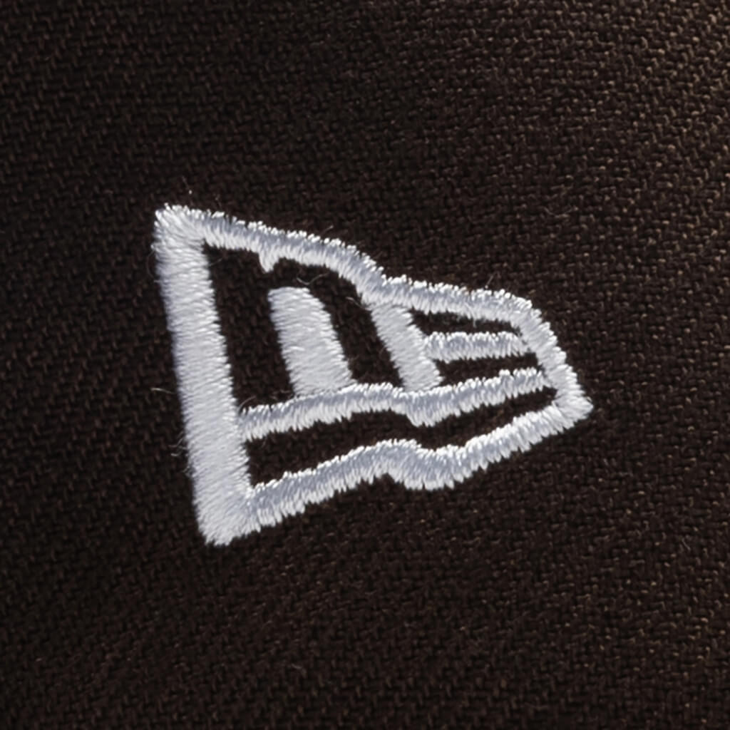 FEATURE x New Era 9Fifty A-Frame Old English F Snapback - Walnut