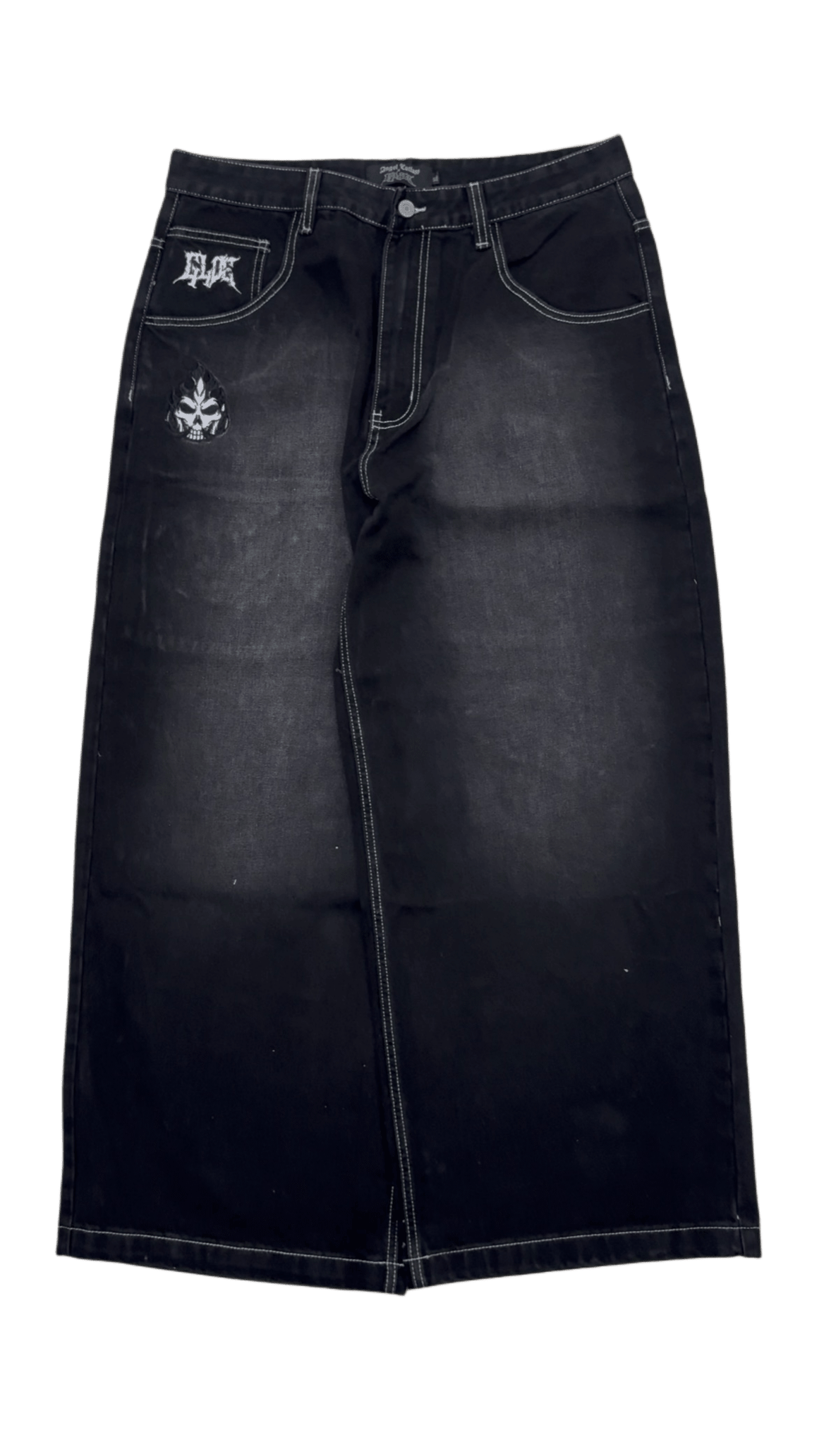 AC X GLOE BLACK WIDE LEG JEANS V3
