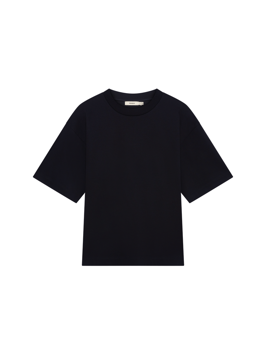 Mens Interlock Oversized T-Shirt—Black