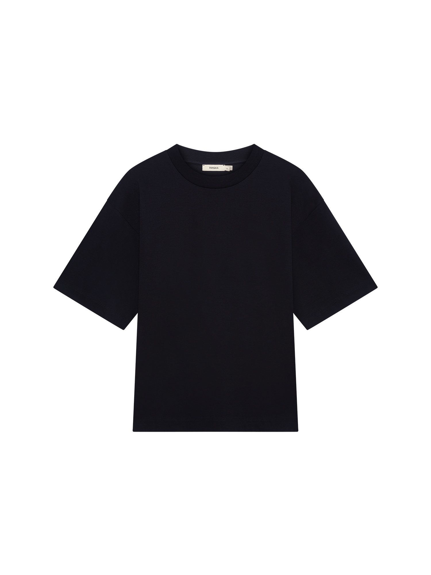 Mens Interlock Oversized T-Shirt—Black