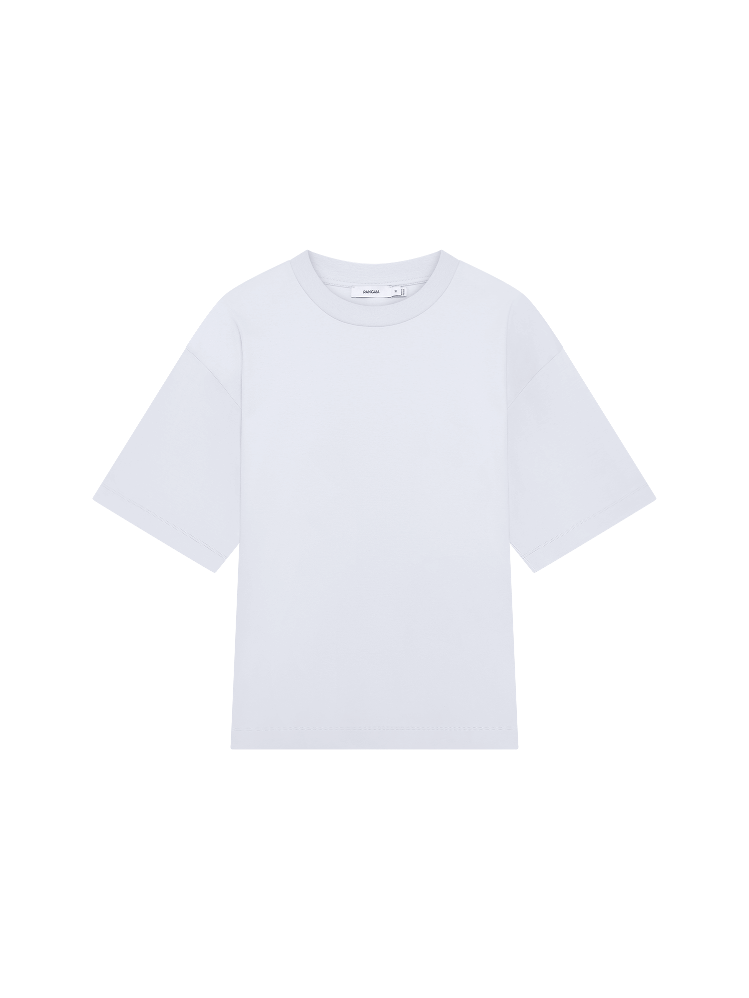 Mens Interlock Oversized T-Shirt—Ice Grey