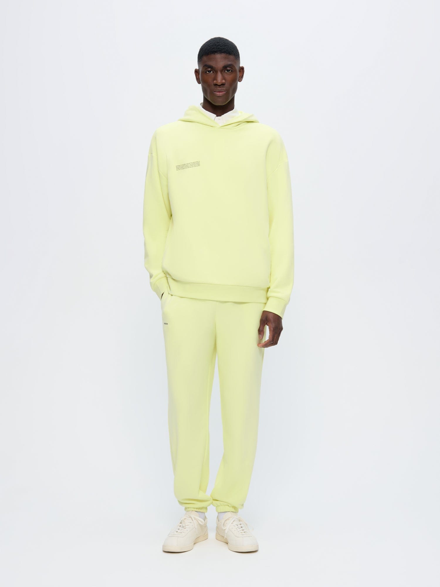 Mens 365 Midweight Hoodie—Soft Lime