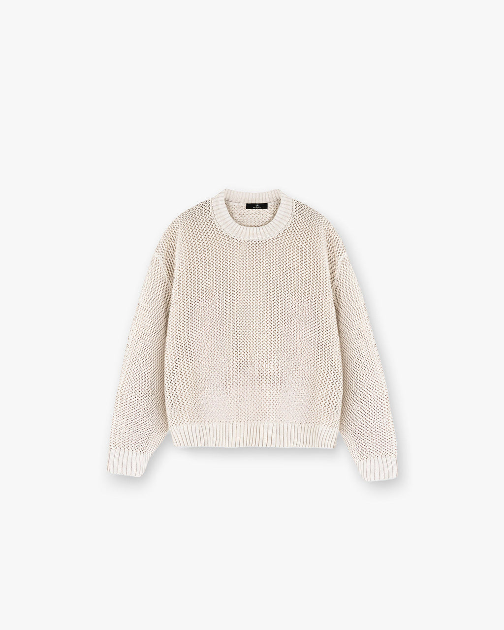 Open Gauge Knit Sweater - Off White