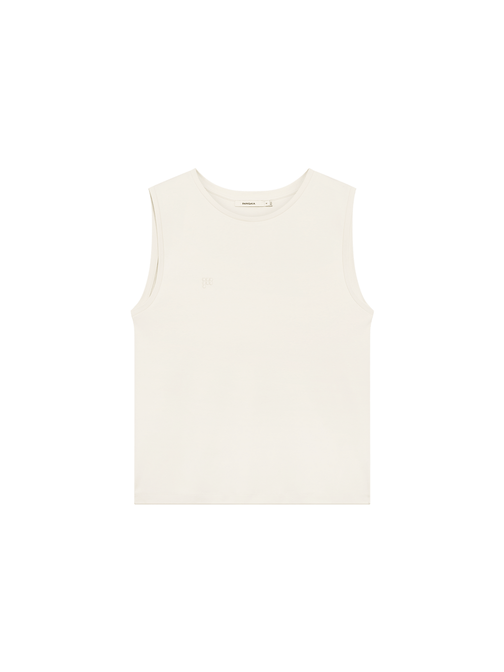 Mens Sleeveless T-Shirt—Bone White