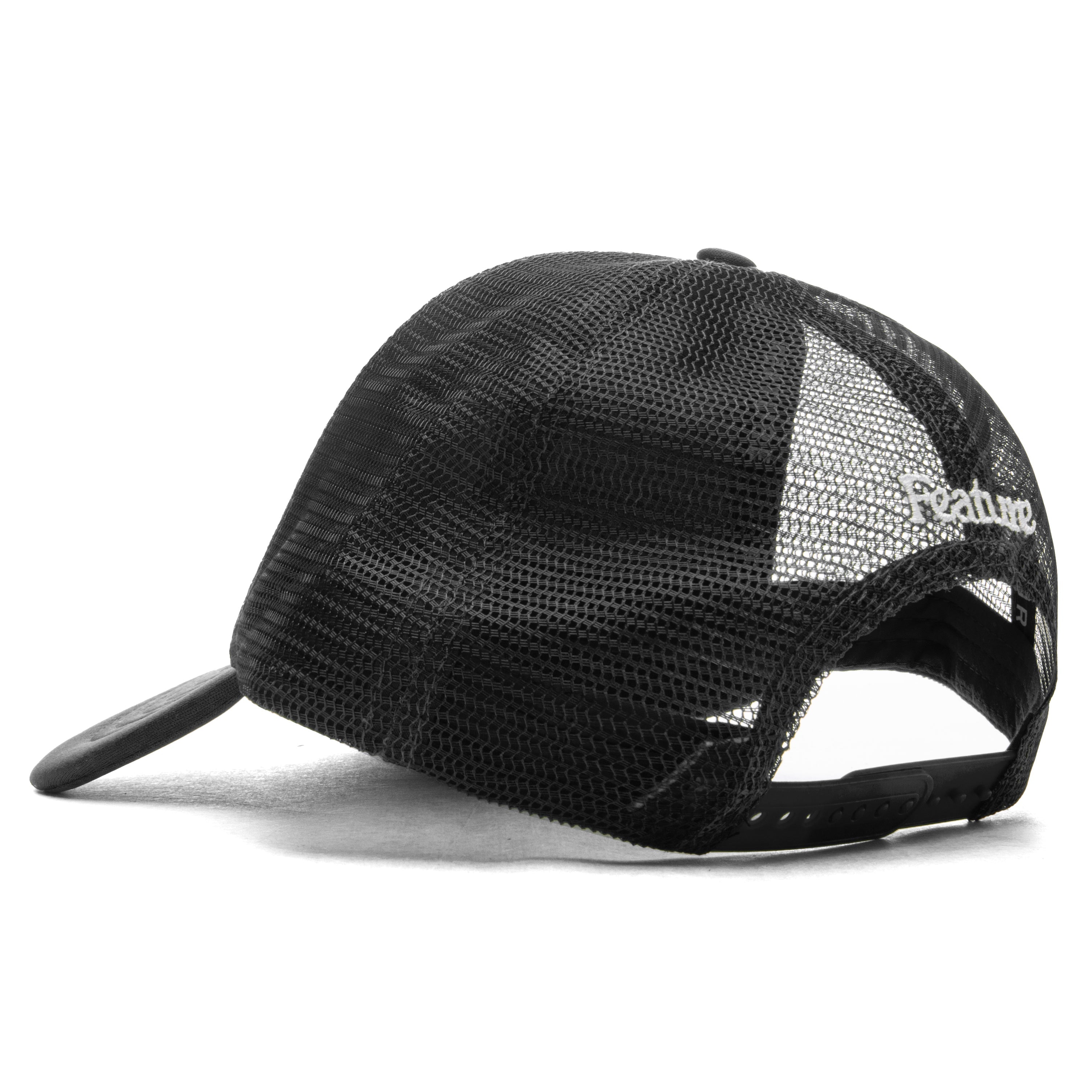 Feature x Wynn Shine Trucker - Black/White