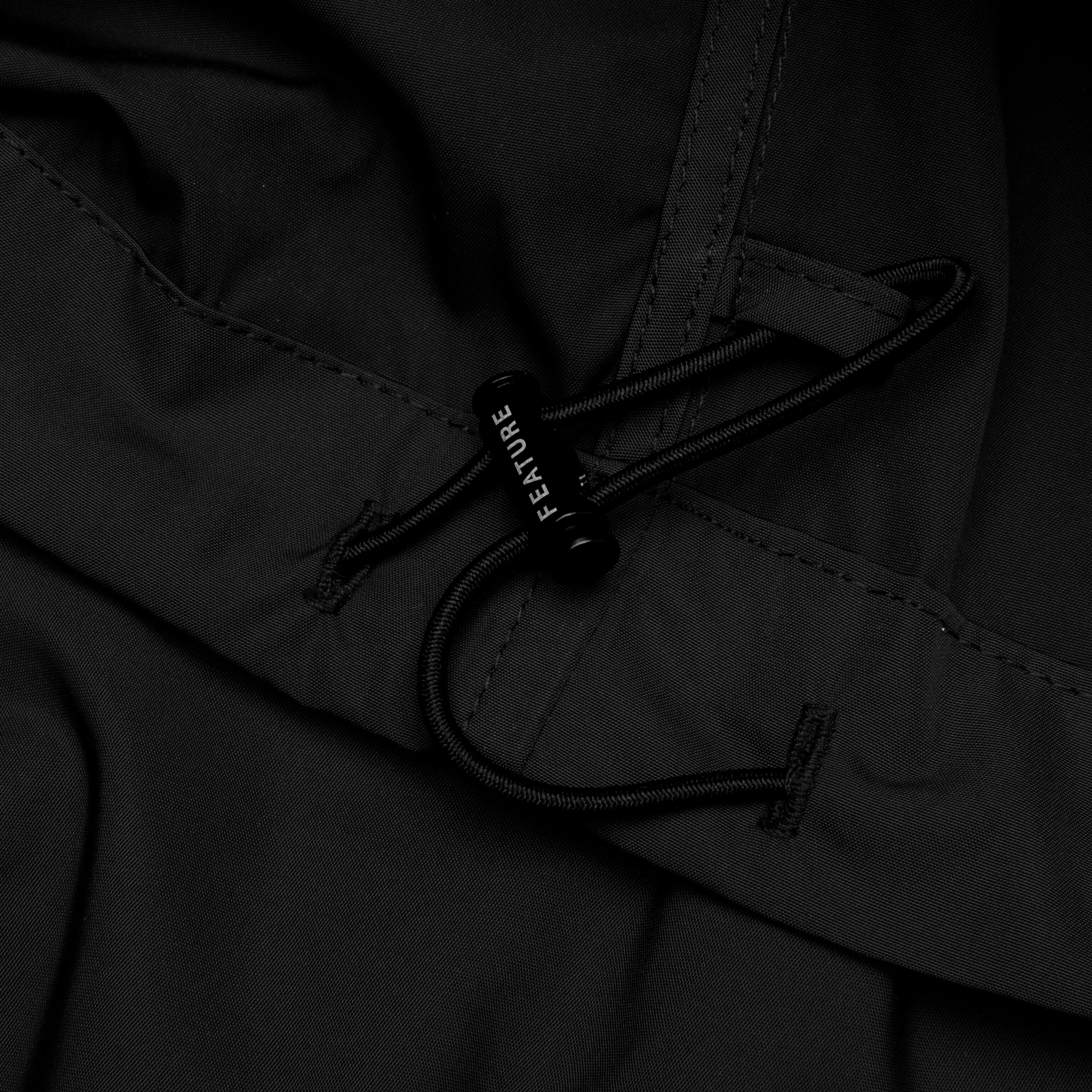Simon Parachute Utility Pant - Black