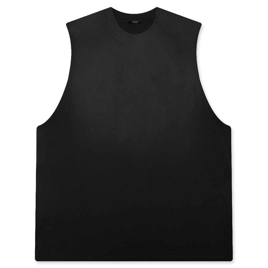 The Dean Sleeveless Tee - Pigment Black