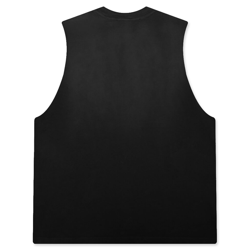 The Dean Sleeveless Tee - Pigment Black