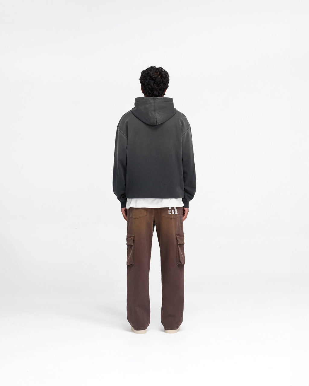 Represent X End Property Of Hoodie - Stained Black