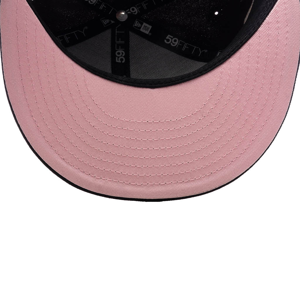 FEATURE x New Era 59FIFTY Fitted SD Padres Cooperstown - Walnut/Black/Cotton Pink